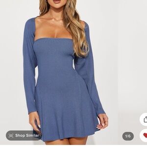 Dress with shrug, never worn